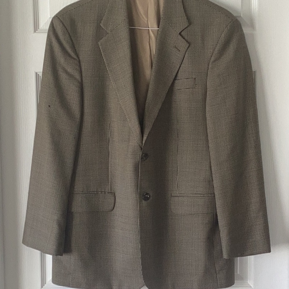 Stafford wool blazer 40R